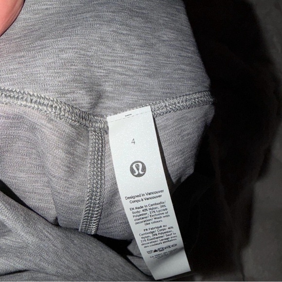 Lululemon Athletica Heather Gray Align Leggings - Picture 4 of 4